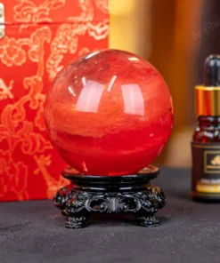 Quả Cầu Đá Núi Lửa Đỏ - 0,32kg - M2157032