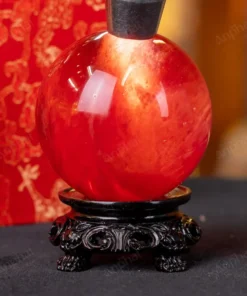 Quả Cầu Đá Núi Lửa Đỏ - 0,32kg - M2157032