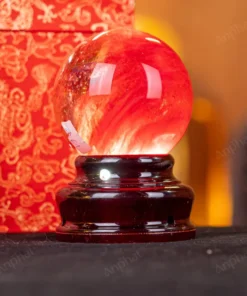 Quả Cầu Đá Núi Lửa Đỏ - 0,61kg - M2157061