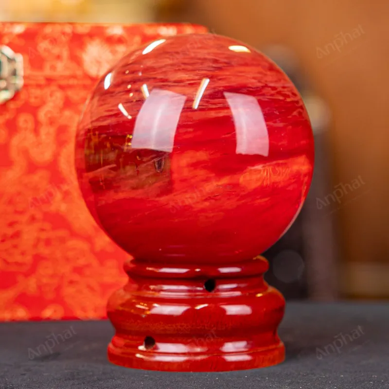 Quả Cầu Đá Núi Lửa Đỏ - 1,5kg - M215715