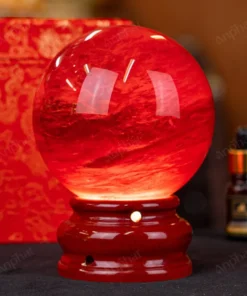 Quả Cầu Đá Núi Lửa Đỏ - 1,5kg - M215715