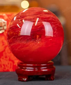 Quả Cầu Đá Núi Lửa Đỏ - 1,5kg - M215715