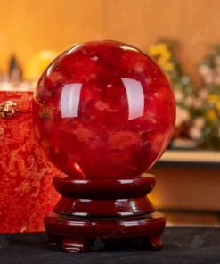 Quả Cầu Đá Núi Lửa Đỏ - 9kg - M215790