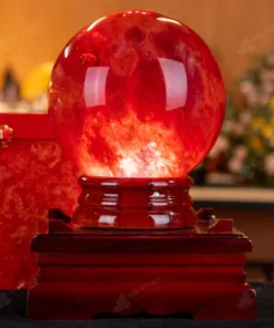 Quả Cầu Đá Núi Lửa Đỏ - 9kg - M215790