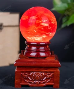Quả Cầu Đá Núi Lửa Đỏ - 1,531Kg - M21571531