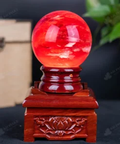 Quả Cầu Đá Núi Lửa Đỏ - 1,531Kg - M21571531