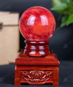 Quả Cầu Đá Núi Lửa Đỏ - 1,531Kg - M21571531