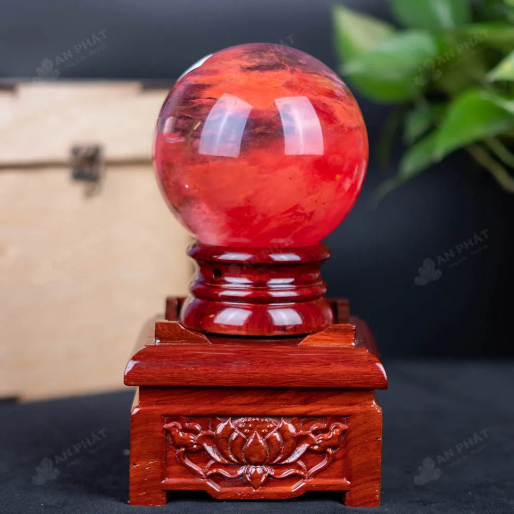 Quả Cầu Đá Núi Lửa Đỏ - 1,67 Kg - M2157167