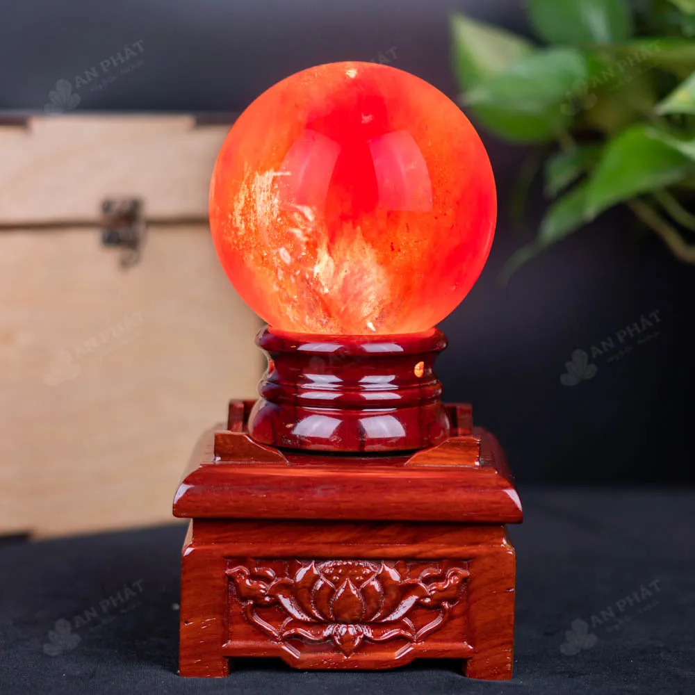 Quả Cầu Đá Núi Lửa Đỏ - 1,67 Kg - M2157167