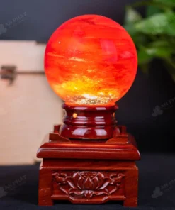 Quả Cầu Đá Núi Lửa Đỏ - 2,2 Kg - M215722