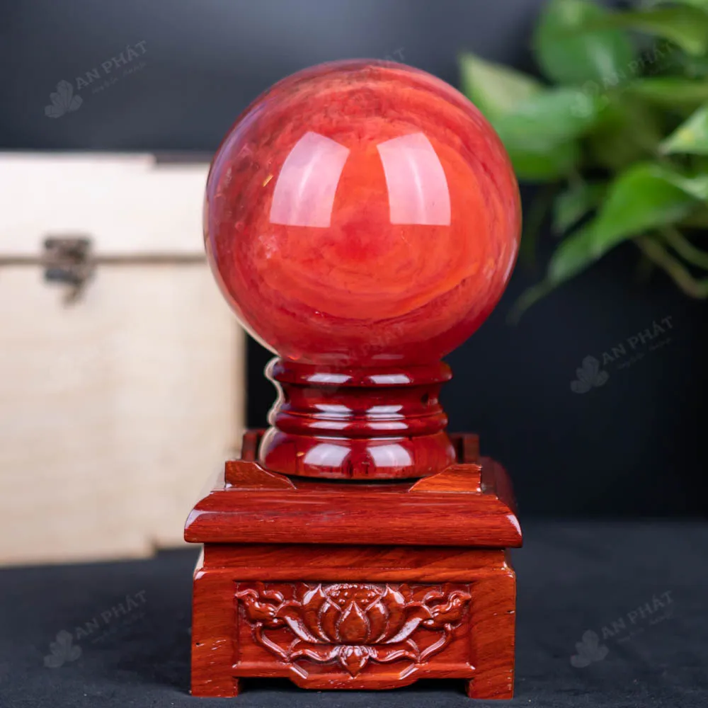 Quả Cầu Đá Núi Lửa Đỏ - 2,54 Kg - M21572542