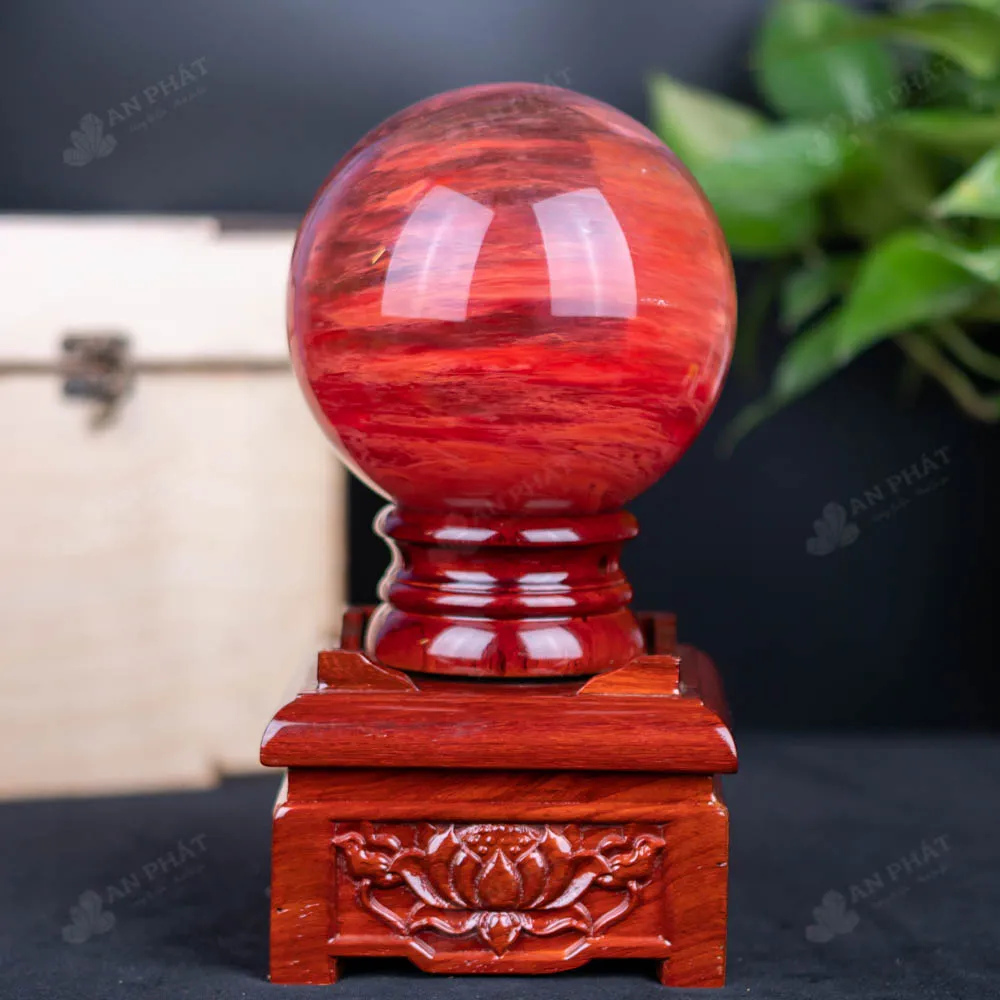 Quả Cầu Đá Núi Lửa Đỏ - 2,54 Kg - M21572542