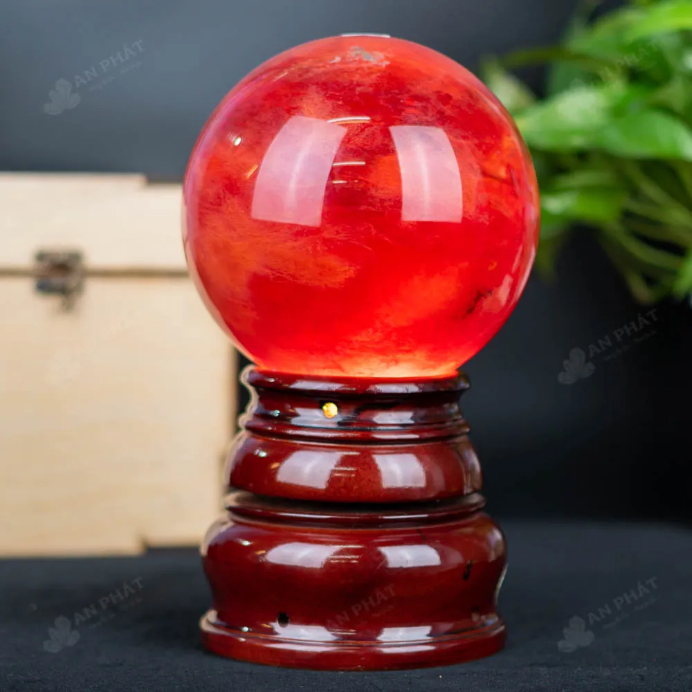 Quả Cầu Đá Núi Lửa Đỏ - 4,57 Kg - M2157457
