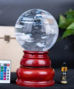 Quả Cầu Đá Núi Lửa Trắng - 4,7Kg - M216347