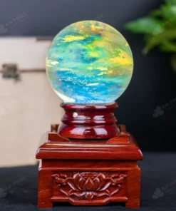 Quả Cầu Đá Núi Lửa Vàng - 1,66Kg - M2155166