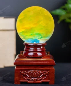 Quả Cầu Đá Núi Lửa Vàng - 2,3Kg - M215523