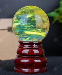 Quả Cầu Đá Núi Lửa Vàng - 3,95Kg - M2155395