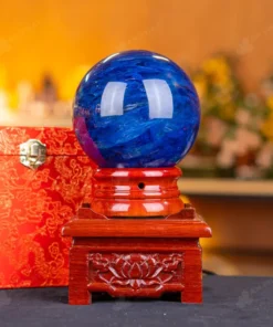 Quả Cầu Đá Núi Lửa Xanh Nước Biển - 1,91kg - M2097191