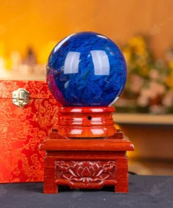 Quả Cầu Đá Núi Lửa Xanh Nước Biển - 1,91kg - M2097191