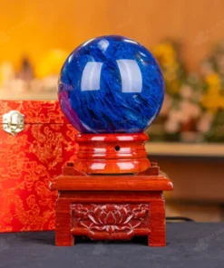 Quả Cầu Đá Núi Lửa Xanh Nước Biển - 1,96kg - M2907196