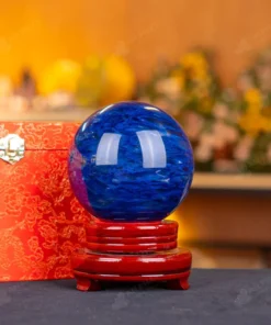 Quả Cầu Đá Núi Lửa Xanh Nước Biển - 1,96kg - M2907196