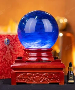 Quả Cầu Đá Núi Lửa Xanh Nước Biển - 5,2kg - M215552