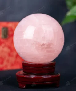 Quả Cầu Phong Thủy Đá Thạch Anh Hồng - 3Kg - M05733