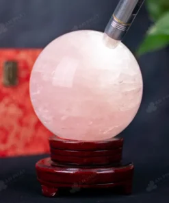 Quả Cầu Phong Thủy Đá Thạch Anh Hồng - 3Kg - M05733