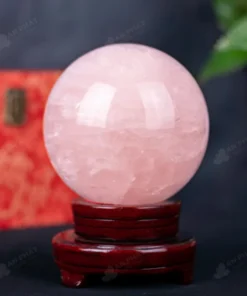 Quả Cầu Phong Thủy Đá Thạch Anh Hồng - 3Kg - M05733