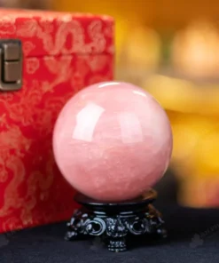 Quả Cầu Phong Thủy Đá Thạch Anh Hồng - 0,85Kg - M2381085