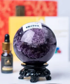 Quả Cầu Đá Thạch Anh Tím Hoa Chanh - 0,71Kg - M2598071