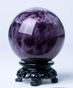Quả Cầu Đá Thạch Anh Tím Hoa Chanh - 0,71Kg - M2598071