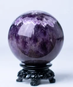 Quả Cầu Đá Thạch Anh Tím Hoa Chanh - 0,9Kg - M259809
