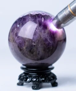 Quả Cầu Đá Thạch Anh Tím Hoa Chanh - 0,9Kg - M259809