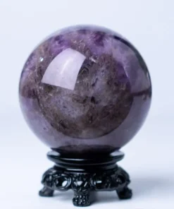 Quả Cầu Đá Thạch Anh Tím Hoa Chanh - 0,9Kg - M259809