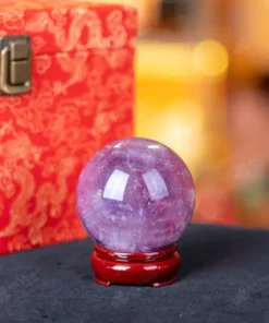 Quả Cầu Đá Thạch Anh Tím - 0,52kg - M0641052