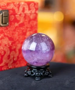 Quả Cầu Đá Thạch Anh Tím - 0,52kg - M0641052