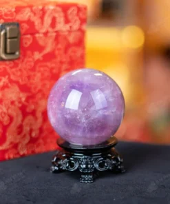 Quả Cầu Đá Thạch Anh Tím - 0,57kg - M0641057