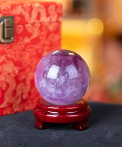 Quả Cầu Đá Thạch Anh Tím - 0,57kg - M0641057
