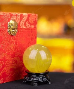 Quả Cầu Phong Thủy Đá Thạch Anh Vàng - 0,21kg - M1453021