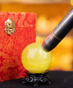 Quả Cầu Phong Thủy Đá Thạch Anh Vàng - 0,23kg - M14530231