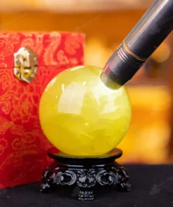 Quả Cầu Phong Thủy Đá Thạch Anh Vàng - 0,53kg - M1453053