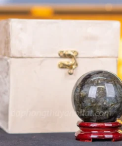 Qủa Cầu Phong Thủy Đá Xà Cừ 0.5kg - 7cm M071310