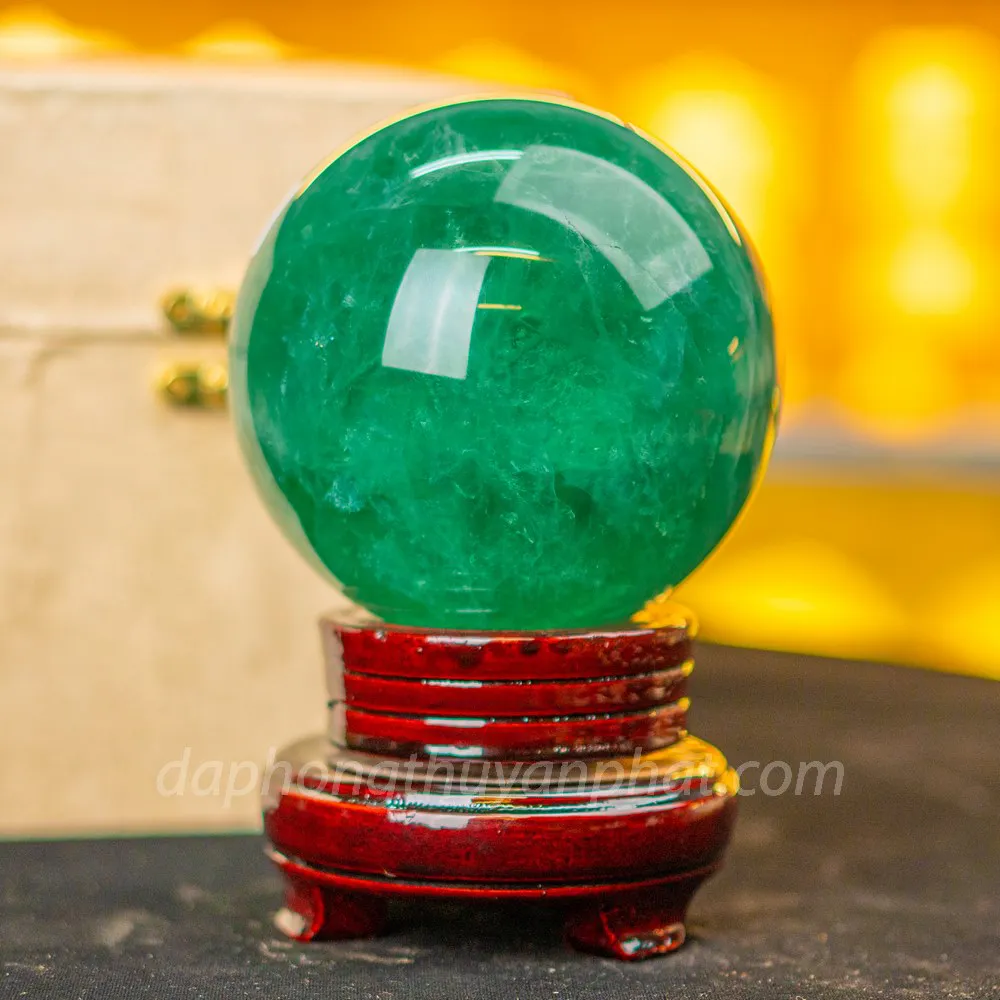 Quả Cầu Thạch Anh Xanh - Fluorite Xanh 1,72kg - 10cm - M22725