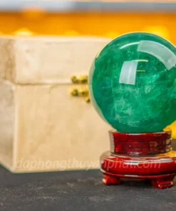 Quả Cầu Thạch Anh Xanh - Fluorite Xanh 2.21kg - 11cm - M227220