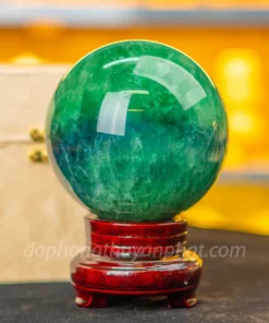 Quả Cầu Thạch Anh Xanh - Fluorite Xanh 2.98kg - 12cm - M227222
