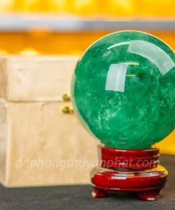 Quả Cầu Thạch Anh Xanh - Fluorite Xanh 3.81kg - 13cm - M227214