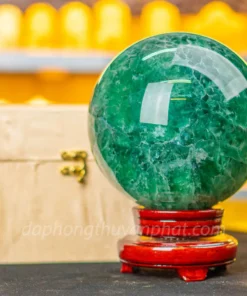 Quả Cầu Thạch Anh Xanh - Fluorite Xanh - 7.98kg - 16cm - M227227