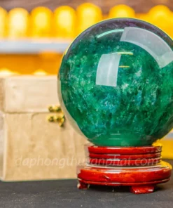 Quả Cầu Thạch Anh Xanh - Fluorite Xanh 10.82kg - 18cm - M227229