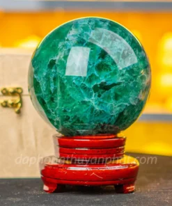 Quả Cầu Thạch Anh Xanh - Fluorite Xanh - 4,8kg - 13,5cm - M2272